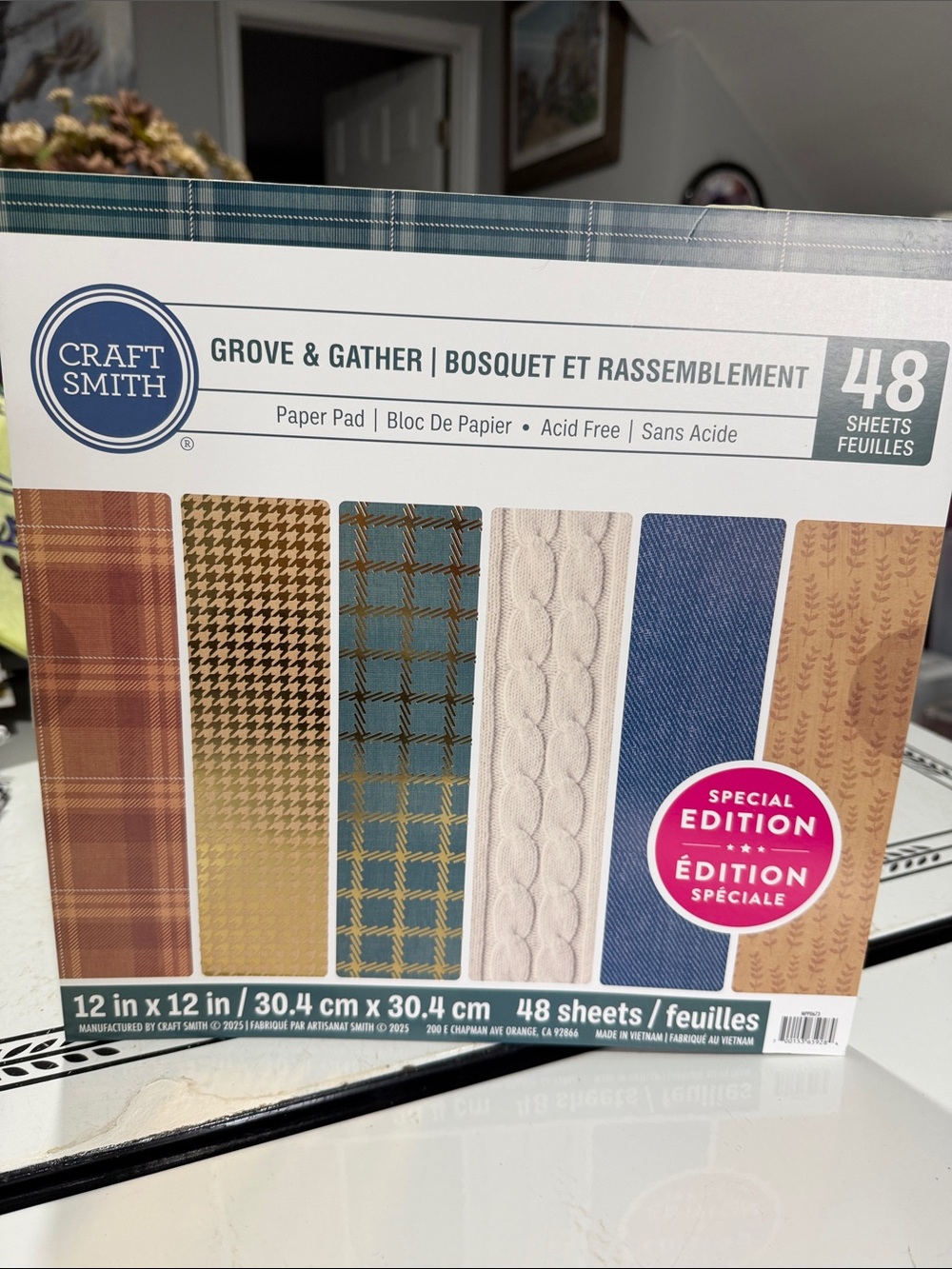 Craft Smith Grove & Gather 12x12 Paper Pad